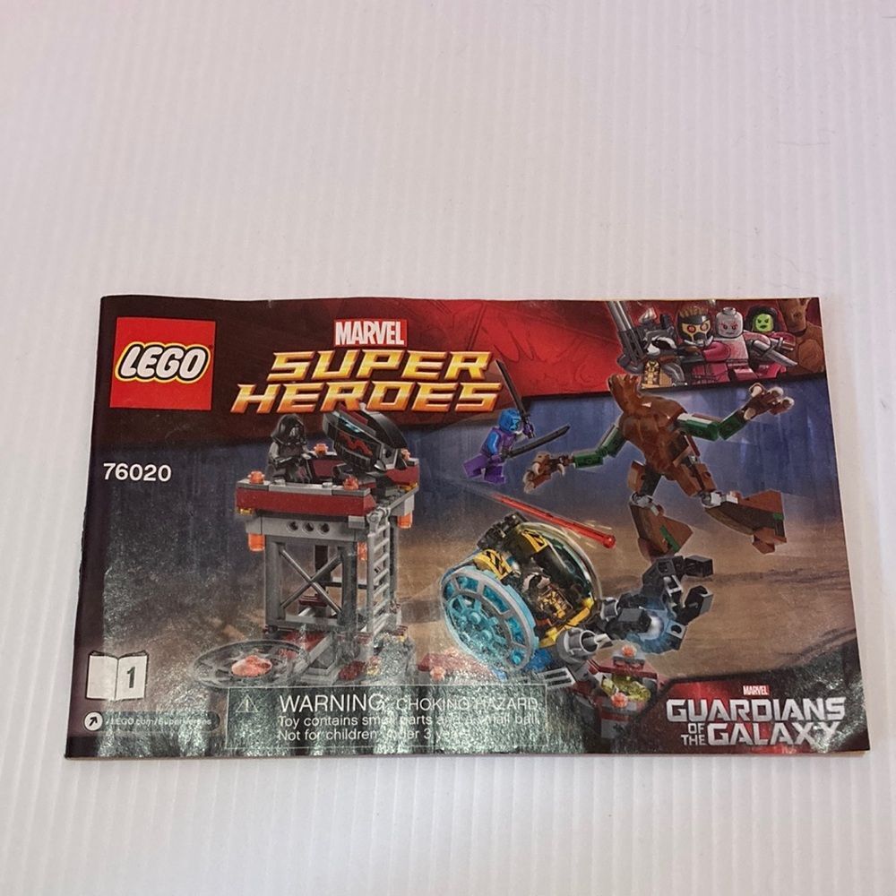 LEGO 76029 Marvel Super Heroes Guardians of the Galaxy Booklet manual only